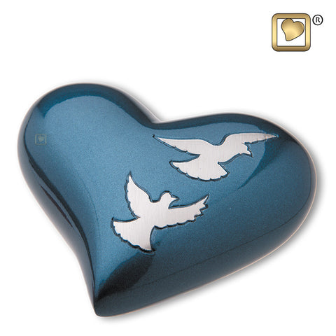 Divine Flying Doves Heart, Keepsake