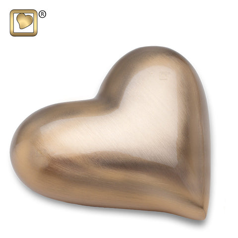 Brushed Gold Heart, Keepsake
