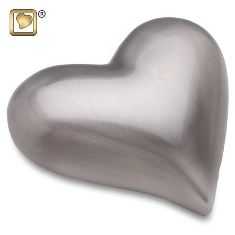 Brushed Pewter Heart, Keepsake