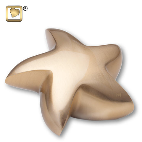 Brushed Gold Star