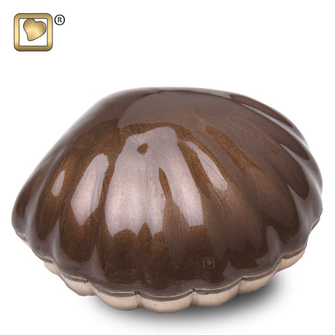 Simplicity Bronze Pearl, Shell, Keepsake